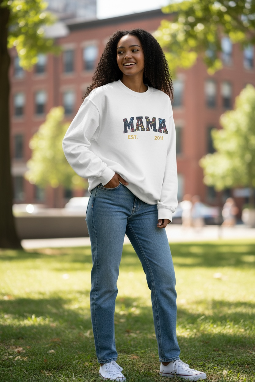 Custome “MAMA “ Sweatshirt