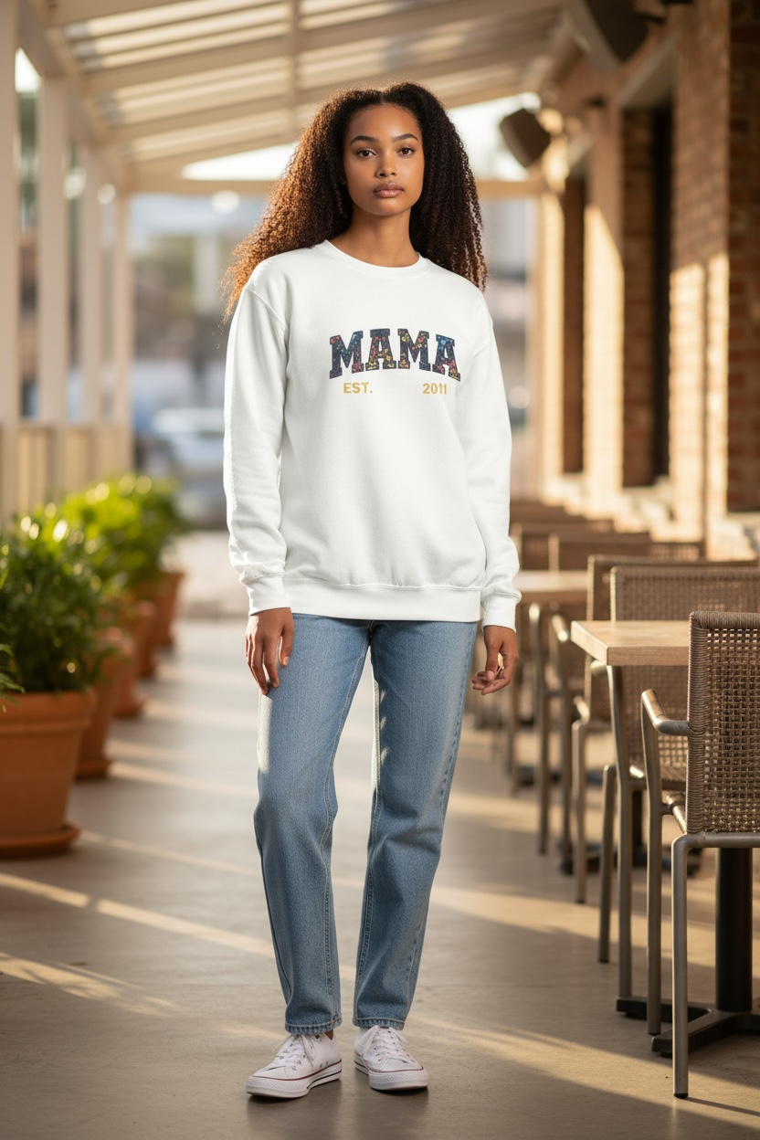 Custome “MAMA “ Sweatshirt