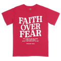 Faith Over Fear " Cherry Red "