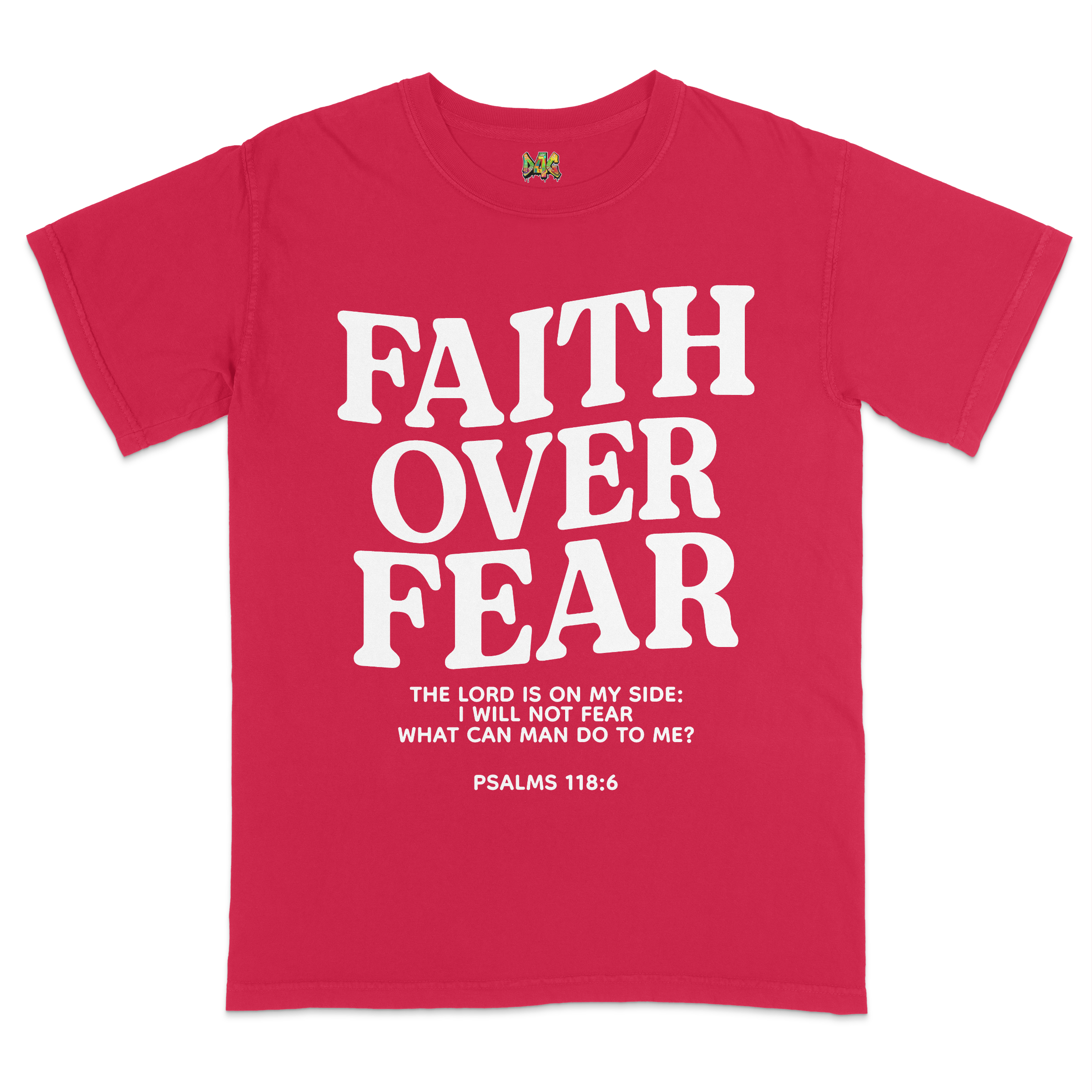 Faith Over Fear " Cherry Red "